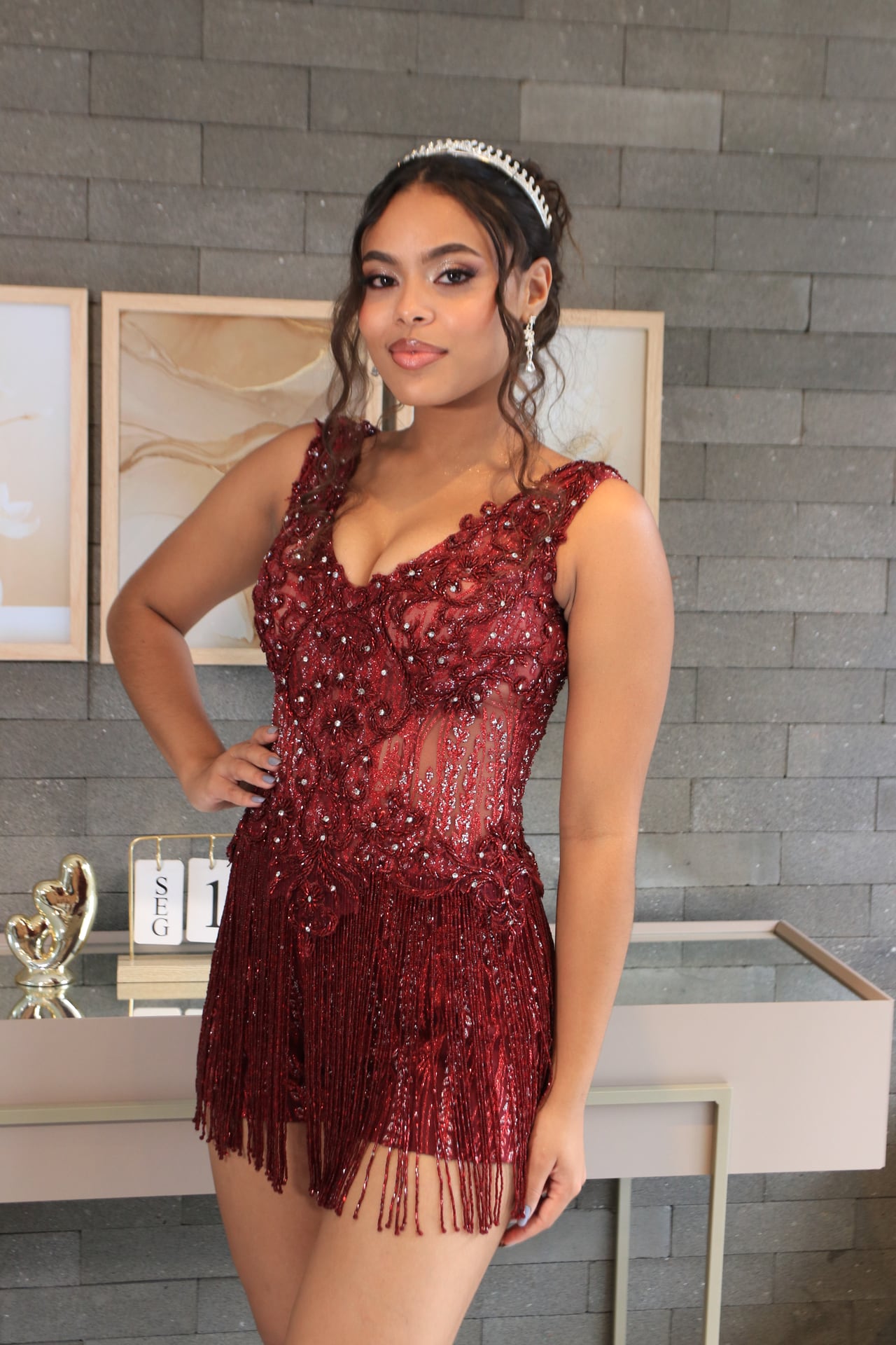 Vestido Vermelho 2 em 1 - Valsa
